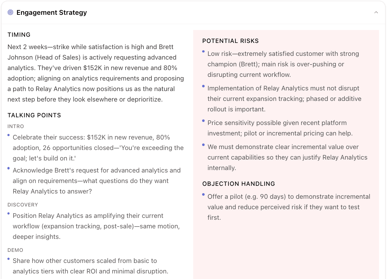 Actionable insights behind every signal