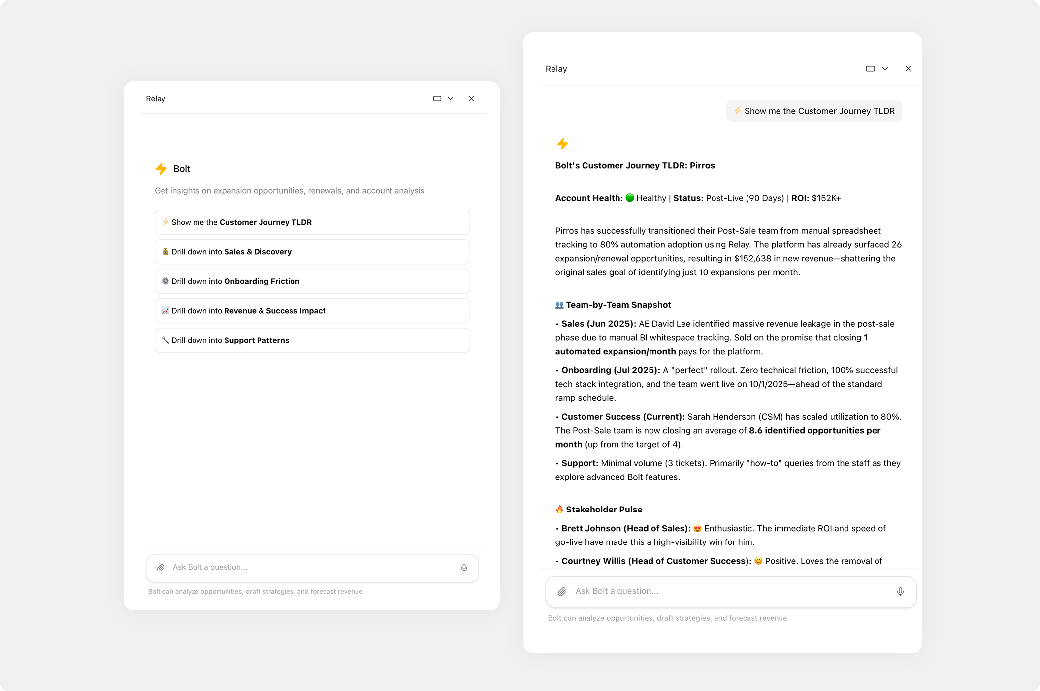 Bolt: Your AI Co-Pilot for the Customer Journey
